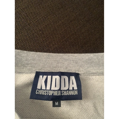 Pre-owned Christopher Shannon Sweatshirt In Grey