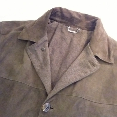 Pre-owned Ferragamo Coat In Brown