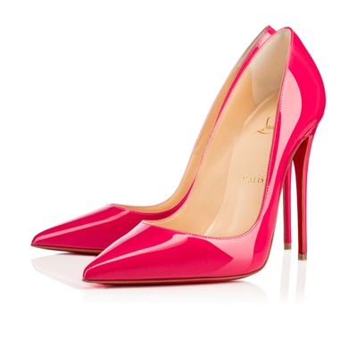 Christian Louboutin So Kate 120mm Capucine Patent Leather In Bonbon