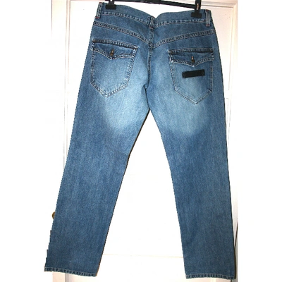 Pre-owned John Richmond Straight Jeans In Blue