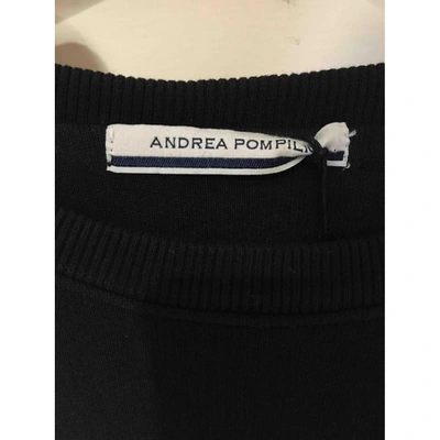 Pre-owned Andrea Pompilio Blue Cotton T-shirts