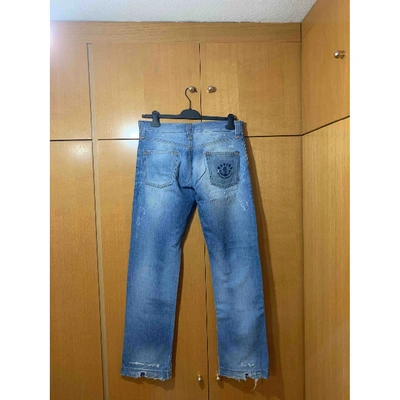 Pre-owned Dolce & Gabbana Straight Jeans In Blue