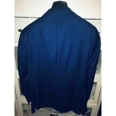 Pre-owned Canali Wool Vest In Blue