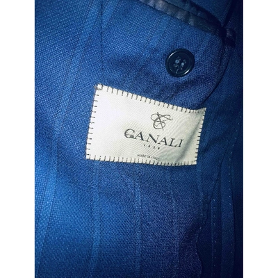 Pre-owned Canali Wool Vest In Blue