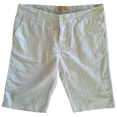 Pre-owned Scotch & Soda White Cotton Shorts