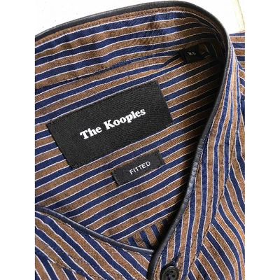 Pre-owned The Kooples Fall Winter 2019 Shirt In Brown