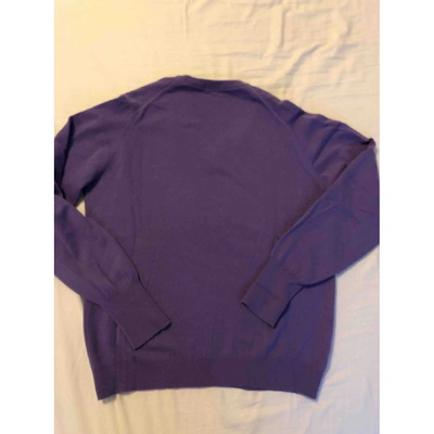 Pre-owned Ballantyne Cashmere Pull In Purple
