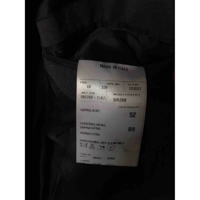 Pre-owned Lanvin Wool Vest In Anthracite