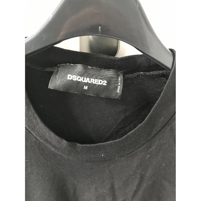 Pre-owned Dsquared2 Black Cotton T-shirt