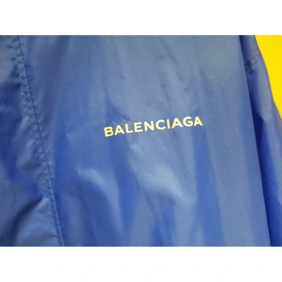 Pre-owned Balenciaga Blue Jacket