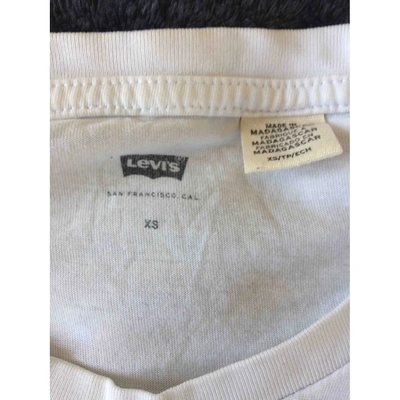 Pre-owned Levi's White Cotton T-shirts