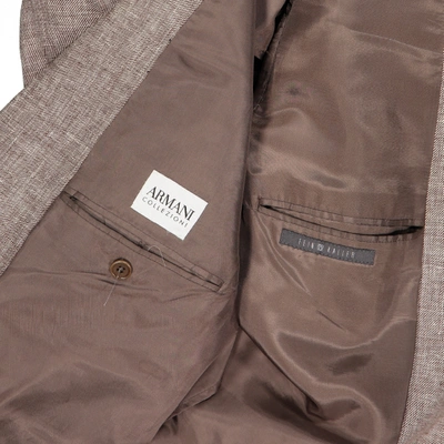 Pre-owned Armani Collezioni Jacket In Brown