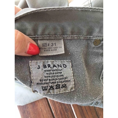 J BRAND Pre-owned Trousers In Khaki