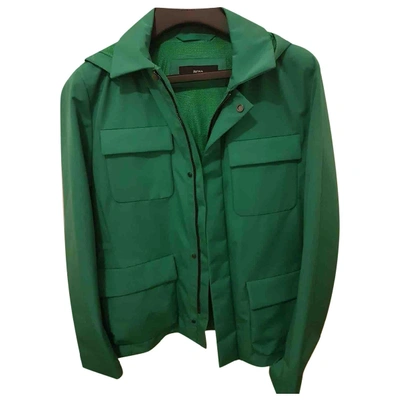 myndighed blødende grad Pre-owned Hugo Boss Green Coat | ModeSens