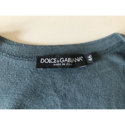 Pre-owned Dolce & Gabbana Green Cotton T-shirt