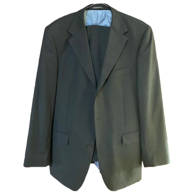 Pre-owned Emanuel Ungaro Wool Suit In Black