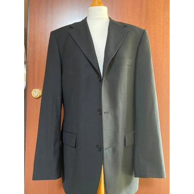 Pre-owned Emanuel Ungaro Wool Suit In Black