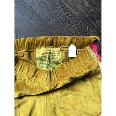 Pre-owned Aviator Nation Cotton Trousers