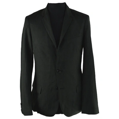 Pre-owned Hugo Boss Silk Jacket In Anthracite