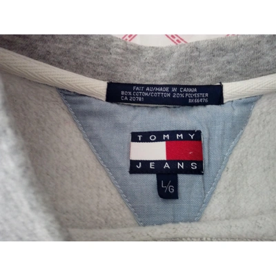 Pre-owned Tommy Jeans Grey Cotton Knitwear & Sweatshirt