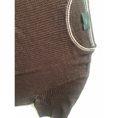 Pre-owned Zanone Brown Cotton Knitwear & Sweatshirts