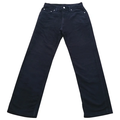Pre-owned Carrera Straight Jeans In Blue