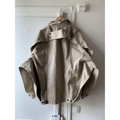 Pre-owned Y/project Jacket In Beige