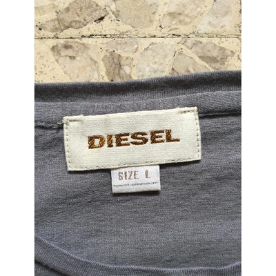 Pre-owned Diesel Grey Cotton T-shirts