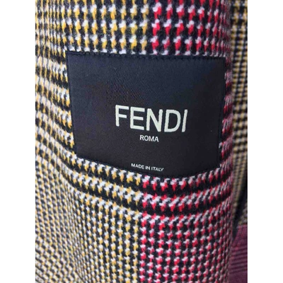 Pre-owned Fendi Wool Coat