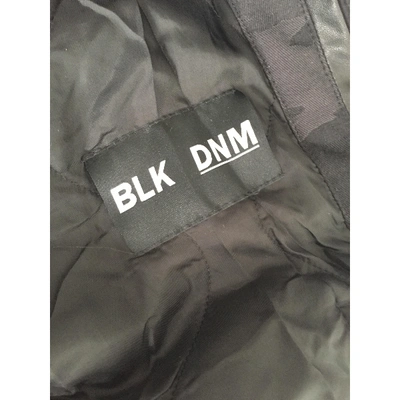 Pre-owned Blk Dnm Grey Cotton Coat
