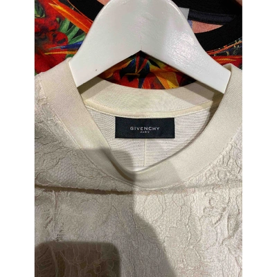 Pre-owned Givenchy White Cotton T-shirt