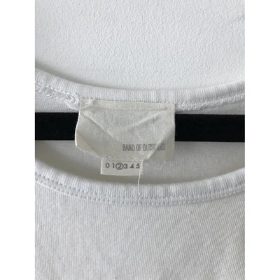 Pre-owned Band Of Outsiders White Cotton T-shirt