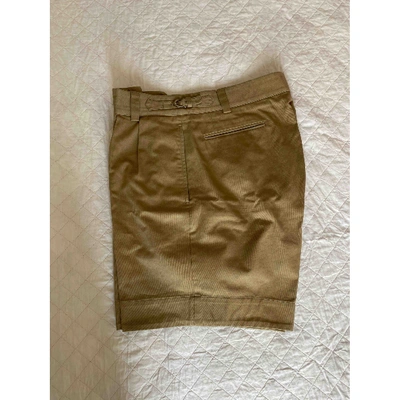 GUCCI Pre-owned Brown Cotton Shorts