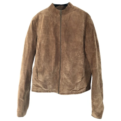 Pre-owned Mugler Brown Leather Jacket