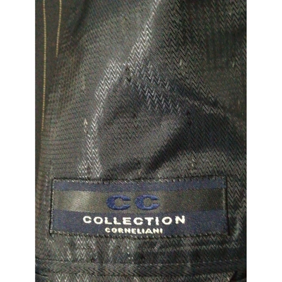 Pre-owned Corneliani Wool Vest In Blue