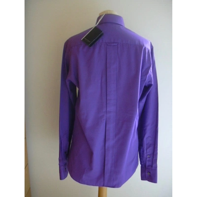Pre-owned Emanuel Ungaro Purple Cotton Shirts