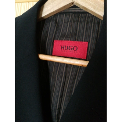 Pre-owned Hugo Boss Wool Vest In Black