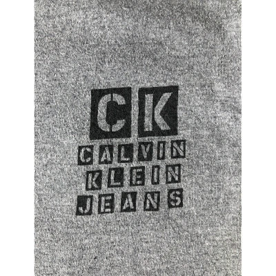 Pre-owned Calvin Klein Grey Cotton T-shirt