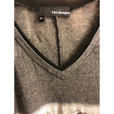 THE KOOPLES Pre-owned Grey Cotton T-shirt