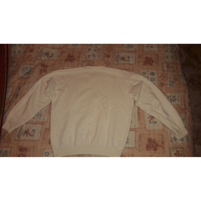 Pre-owned Fendi White Cotton Knitwear & Sweatshirt