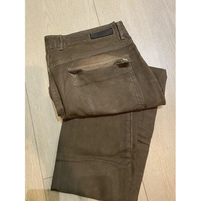 Pre-owned Mauro Grifoni Trousers In Brown