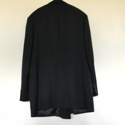 Pre-owned Saint Laurent Wool Jacket In Blue