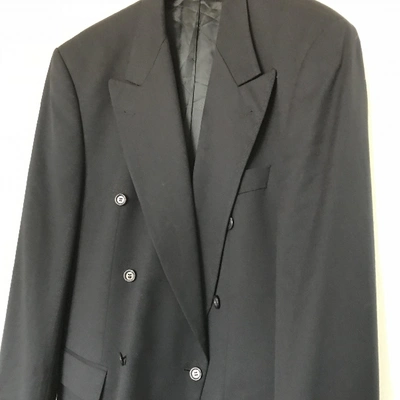 Pre-owned Saint Laurent Wool Jacket In Blue