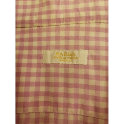 Pre-owned Barba Shirt In Pink
