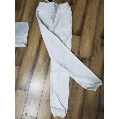 Pre-owned Vetements Trousers In White