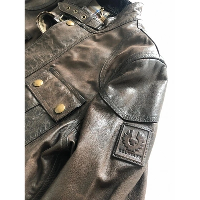 Pre-owned Belstaff Brown Leather Jacket