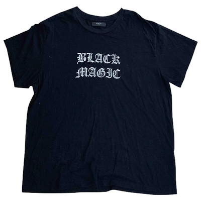 Pre-owned Amiri Black Cotton T-shirts