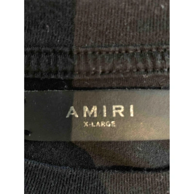 Pre-owned Amiri Black Cotton T-shirts