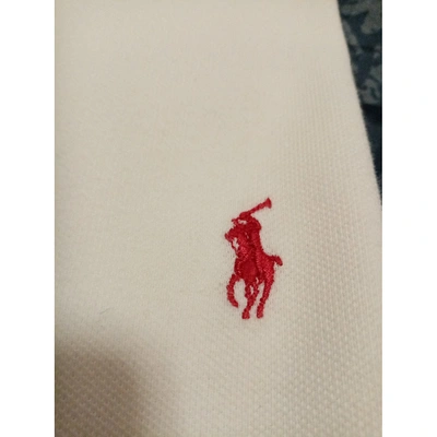 Pre-owned Polo Ralph Lauren Polo Shirt In White