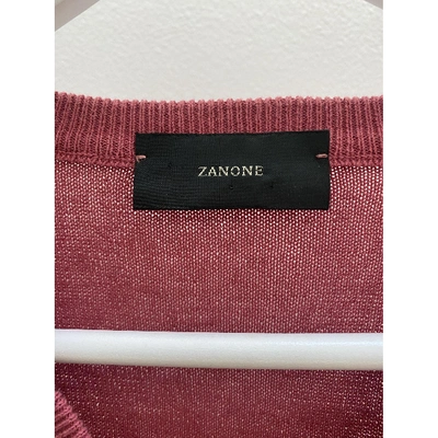 Pre-owned Zanone Red Cotton Knitwear & Sweatshirt